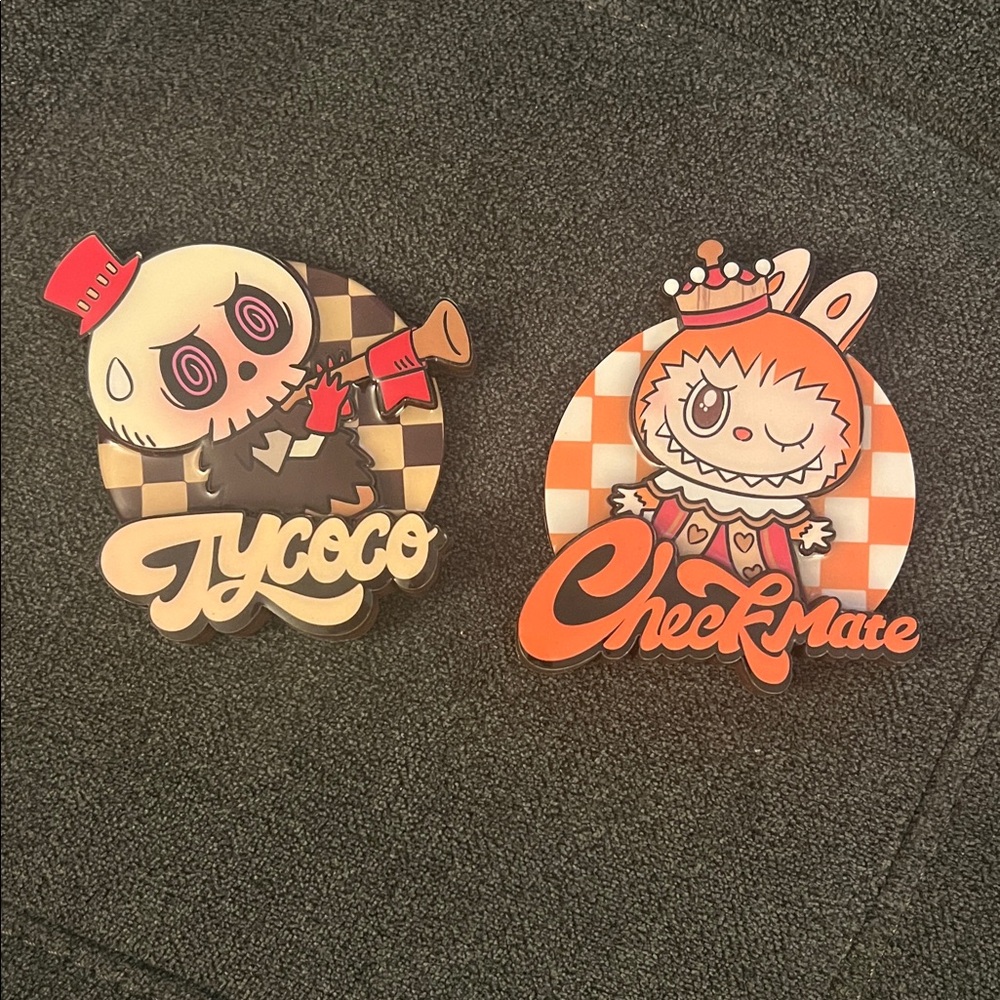NEW The Monsters Let’s Checkmate Fridge Magnets - Set of 2